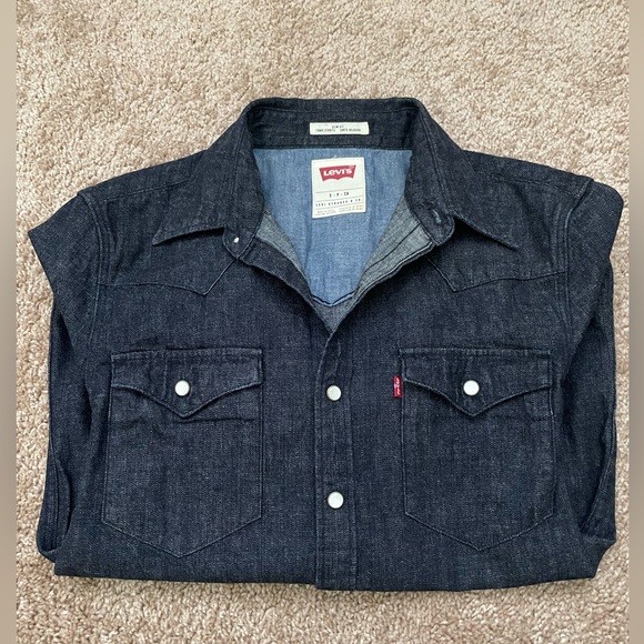 Levi's Other - Men’s Levi's Black Denim Shirt, size S